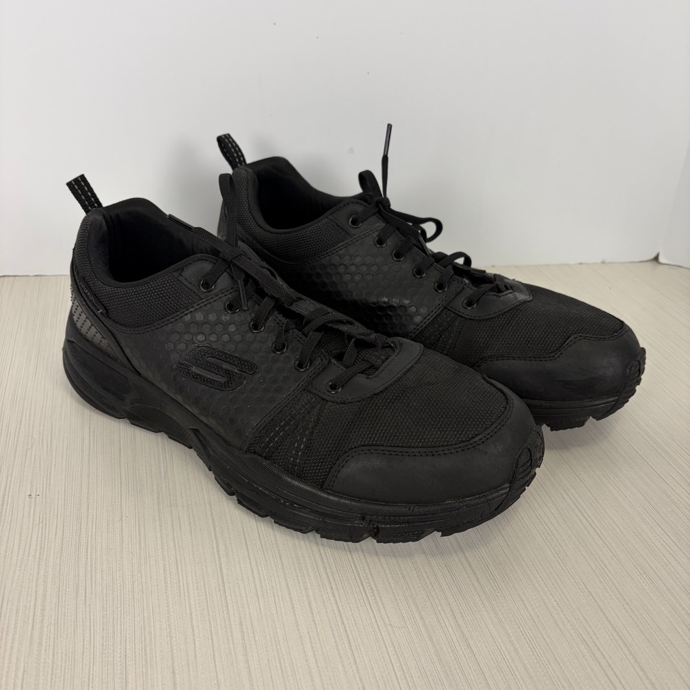 Skechers Escape Plan 2.0 Mens Size 13 Athletic Shoes Sneaker 51700W Black Wide
